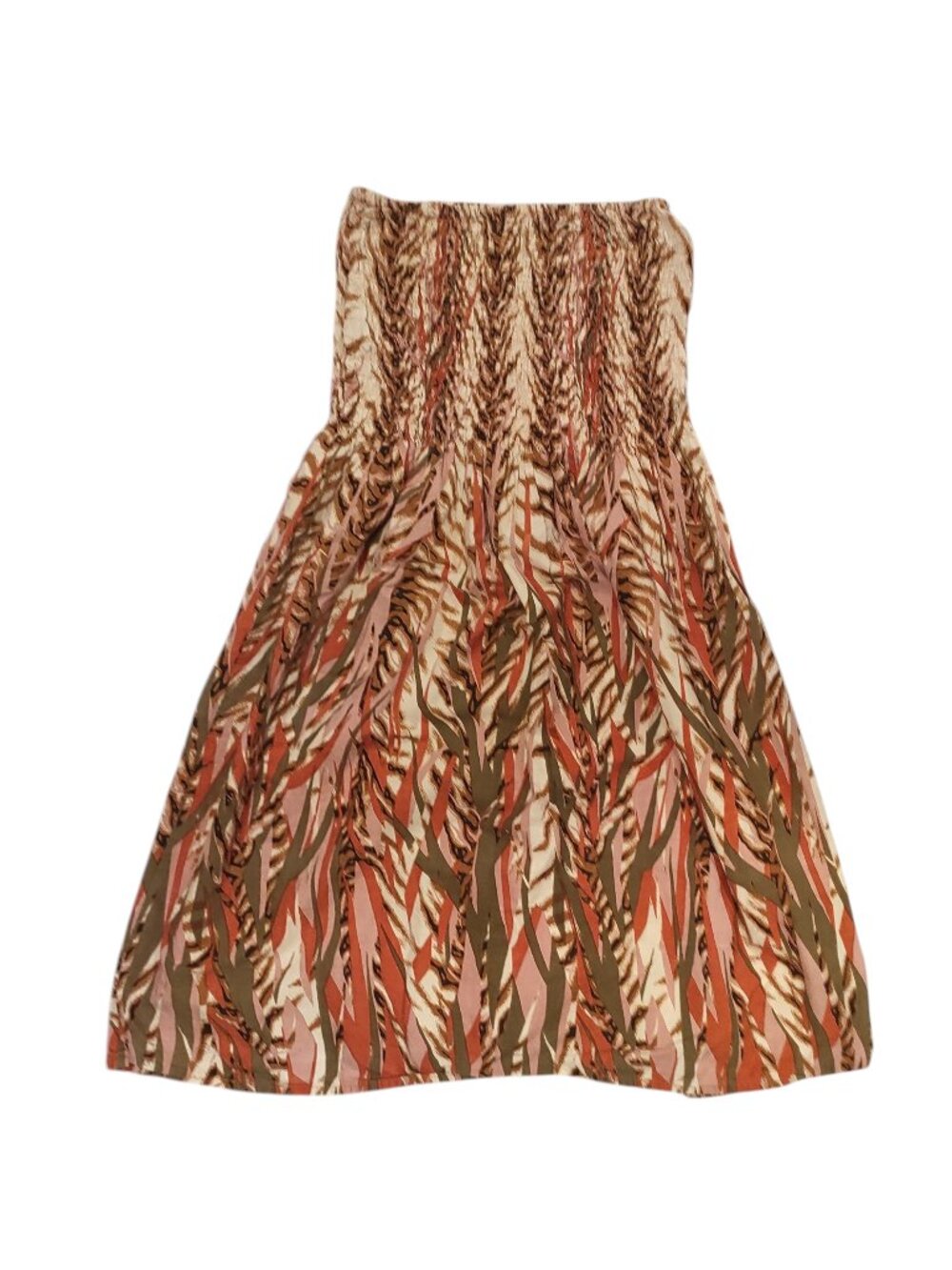 Cyn by Cynthia Mehra Dress Women One Size Strapless Pull On Knee Length Sundress
